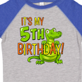 thumbnail image 4 of Inktastic It's My 5th Birthday with Cute Green Alligator Boys or Girls Toddler T-Shirt, 4 of 5