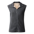 thumbnail image 4 of Autumn And Winter Double Grain Velvet Stand Collar Fashion Zipper Men And Women With Sleeveless Warm Inner Vest Vest Outdoor Womens plus Fall Jacket Sweater Vest Long Long Fringe Jackets Woman Winter, 4 of 4