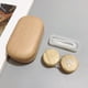 thumbnail image 3 of Estuche de lentes de contacto de grano de madera Estuche compacto de contacto ocular para viajar Caja de contacto portátil con espejo rectangular, lindo colorido especialmente fresco 4 piezas ShuxiuWang 1327537049531, 3 of 5