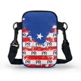 thumbnail image 2 of HELLHERO Zipper Women Crossbody Bag Unisex Butterfly Rose Pattern Polyester Daily Commute or Casual Outings 4.33x1.97x7.09 Double Zipper, 2 of 7