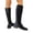 06#Black, variant on Women's Faux Suede Knee High Boots Wear Resistant Anti Slip Rubber Sole Relaxed Fit Indoor Outdoor Ladies Fall Winter Long Dress Boots For Women