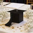 thumbnail image 6 of Lunxisen 2 Pcs Graduation Cap Gift Box Tassel Decor Party Favor Treat Packaging Sweet Snack Container Celebration Supplies, 6 of 9