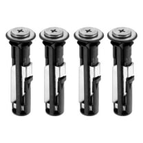 4Pcs Universal Toilet Seat Bolts Kit, Stainless Steel Toilet Hinge Screws