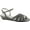 Pewter Glitter, variant on Dyeables Emma Women's Sandal 7 C/D US Pewter, Pewter, Size 7.0