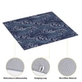 thumbnail image 4 of YFYANG Absorbent Dish Drying Mat for Kitchen, Reusable Blue Line Wave Graffiti Microfiber Dish Mat, 16 x 18 Inch, 4 of 9