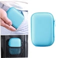 thumbnail image 3 of BESTYASH 2Pcs Eva Compact Storage Case for Headphones Mp3 Hard Disk Data Cable Assorted Colors, 3 of 8