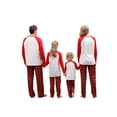 thumbnail image 2 of ZAXARRA Pyjamas de Noël Assortis pour la Famille, Hauts à Manches Longues Col Rond + Pantalons à Motif à Carreaux Tenues de Nuit, 2 of 9