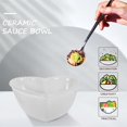 thumbnail image 3 of ABPETE Fruit Bowl Appetizer Plate Heart Shaped Bowl Ceramic Heart Bowl Heart Shape Salad Bowl Irregular Bowl for Fruit Salad Soup Cereal Snacks Dessert Pudding Cake Food White Pasta Bowl Bowls, 3 of 18