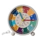 thumbnail image 1 of Kids Alarm Clock, Analog Alarm Clock, Silent, Learn-to-Tell-Time Clock White, 1 of 3