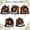 B, variant on Opossum Christmas Ornaments 3 Pack, 3.14 Inch 2D Acrylic Flat Tree Hanging Decor, Cute Possum Pendant for Holiday Mantle Wreath, bldnkj