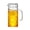 1.0L-Glass cover, variant on Clear Glass Water Bottle Alternative Capacity Glass Carafe with Lid Perfect for Handmade Drink Ice Wine and Daily Use
