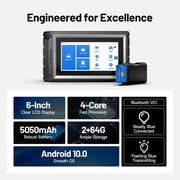 TOPDON AD800BT 2 Automotive Diagnostic Scanner, Bidirectional OBD2 Scanner with 28+ Services, CANFD/FCA AutoAuth