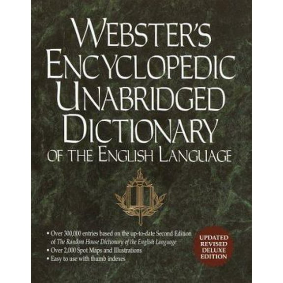 Pre-Owned Webster's Encyclopedic Unabridged Dictionary, Second Edition (Hardcover) 0517150263 9780517150269