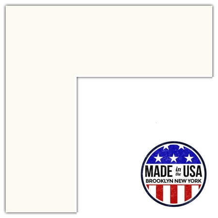 

ArtToFrames 17x22 White Custom Mat for Picture Frame with Opening for 13x18 Photos. Mat Only Frame Not Included (MAT-241)
