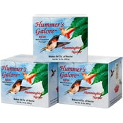 Hummer's Galore Hummingbird Food - Ready-to-Mix Hummingbird Nectar, All-Natural Nectar Collector Formula, No Preservatives or Dyes, Makes 192 oz (Pack of 3)