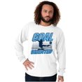 thumbnail image 3 of Athletic Soccer Fan Goal Oriented Pun Men's Big & Tall Long Sleeve Graphic Tee Brisco Brands 3X, 3 of 5