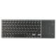 thumbnail image 1 of Teclado inalámbrico numérico con panel táctil de 2,4 GHz, portátil, retroiluminado RGB, Plug and Play, teclado portátil con panel táctil, color gris, 1 of 12