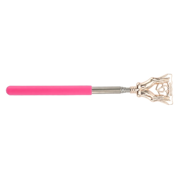 Ganga Única 1 Pc Rascaespaldas en Forma de Corazón para Baño, Viaje, Hotel, Acero Inoxidable Rosa