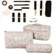 thumbnail image 4 of Pisexur Belleza Maquillaje Bolsa de cosméticos portátil acolchada de gran capacidad, bolsa de almacenamiento floral acolchada, bolsa de almacenamiento para artículos de tocpara mujeres y hombres, 4 of 5