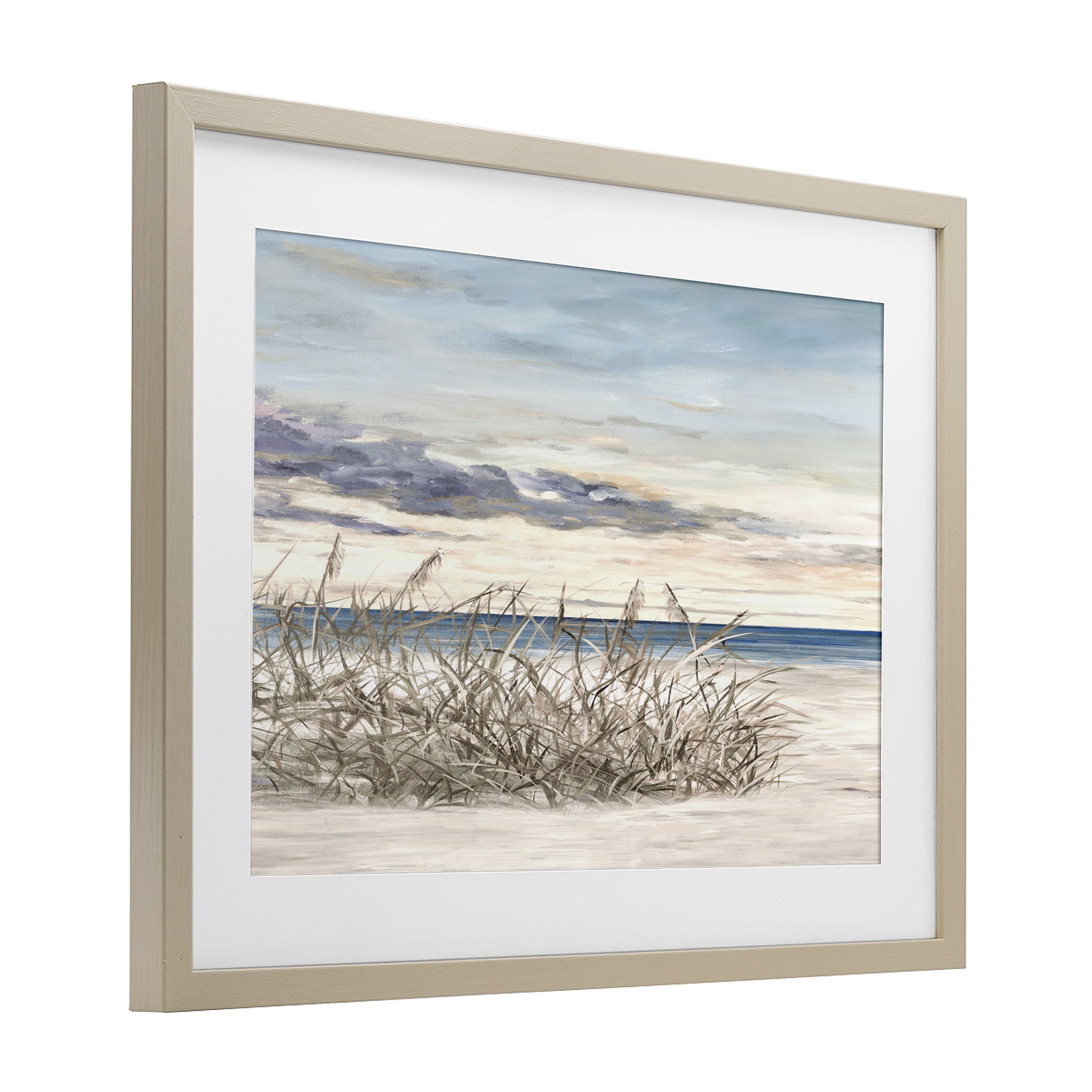 Stupell Industries Windy Beaches Landscape Birch Framed Print Under Glass, design by Julie DeRice