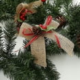 thumbnail image 3 of 2 Guirnaldas Navideñas de 1,8 m LIUYMXG con Piñas Bayas Lazos de Lino, 3 of 5