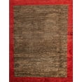 thumbnail image 1 of Ahgly Company Machine Washable Indoor Rectangle Abstract Light Brown Area Rugs, 5' x 7', 1 of 7