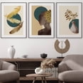 thumbnail image 4 of Naiovety Paquete de 3 carteles artísticos de pintura sin marco, imágenes desmontables, suministro de decoración para sala de estar, Decoración del hogar, 4 of 6