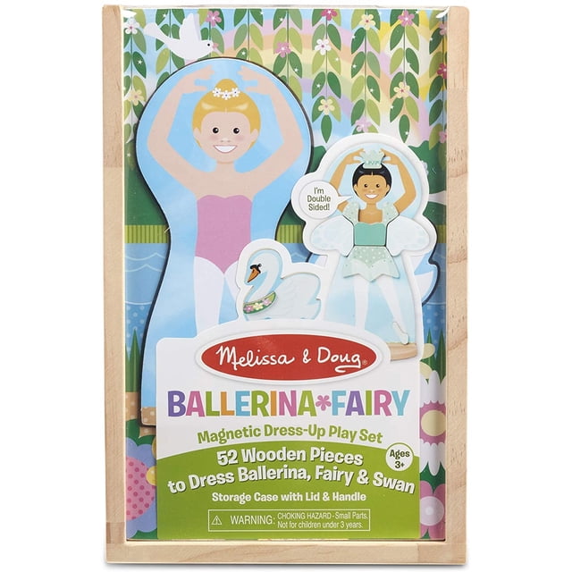 Set de disfraces magnético Melissa & Doug Ballerina Fairy 52 piezas