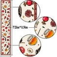 thumbnail image 3 of Shana Tova Table Runner Jewish New Year Party Supply Rosh Hashanah Decorations Home Kitchen Dining Room Linen Home Decor 71inches, 3 of 4