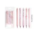 thumbnail image 2 of BiFandian 5-Pack Retractable Gel Pens, 0.5mm Fine Point Tip Pen Set, Smooth Black Ink Writing, 2 of 6