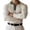 White, variant on Xzbqbs Polo Shirts for Men Classic Henley Button Muscle Fit Knited Shirts Fashion Lightweight Color Block Business Golf Shirts