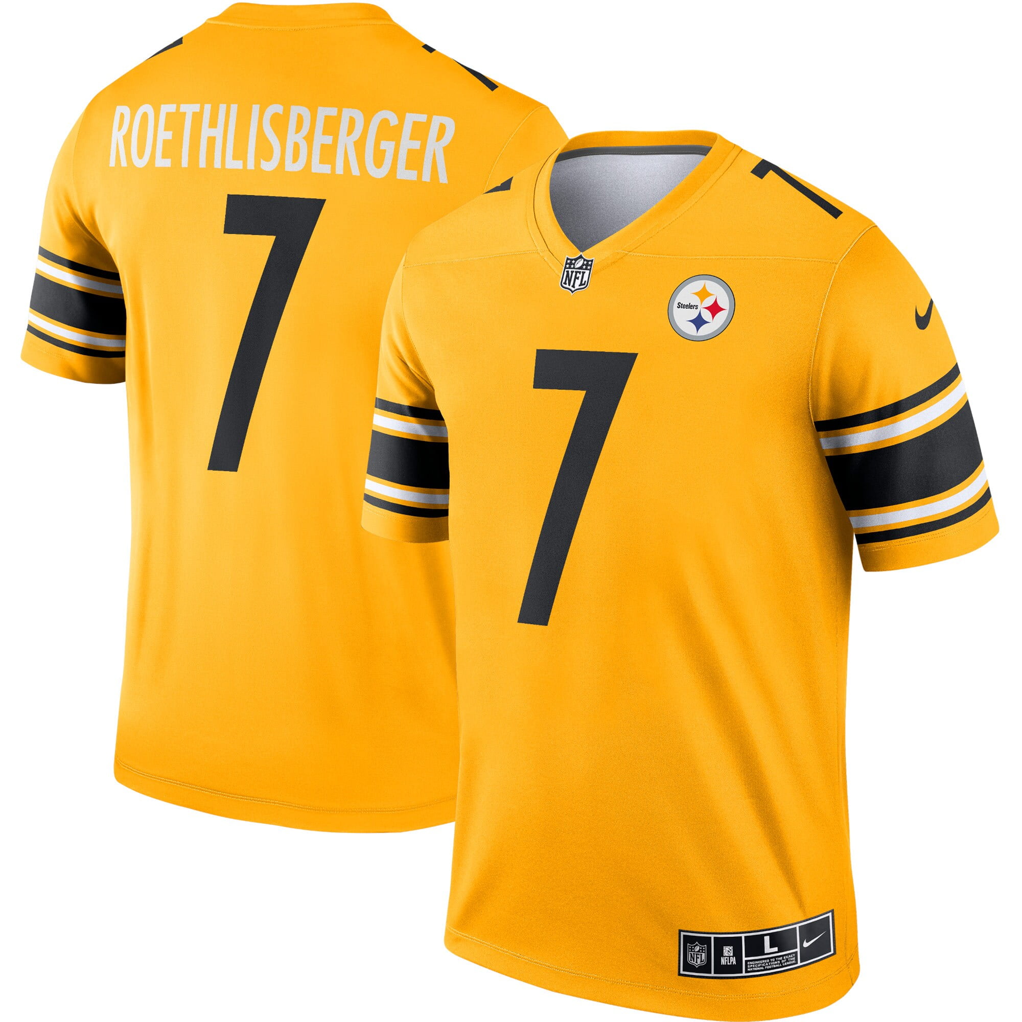 Men's Nike Ben Roethlisberger Gold 