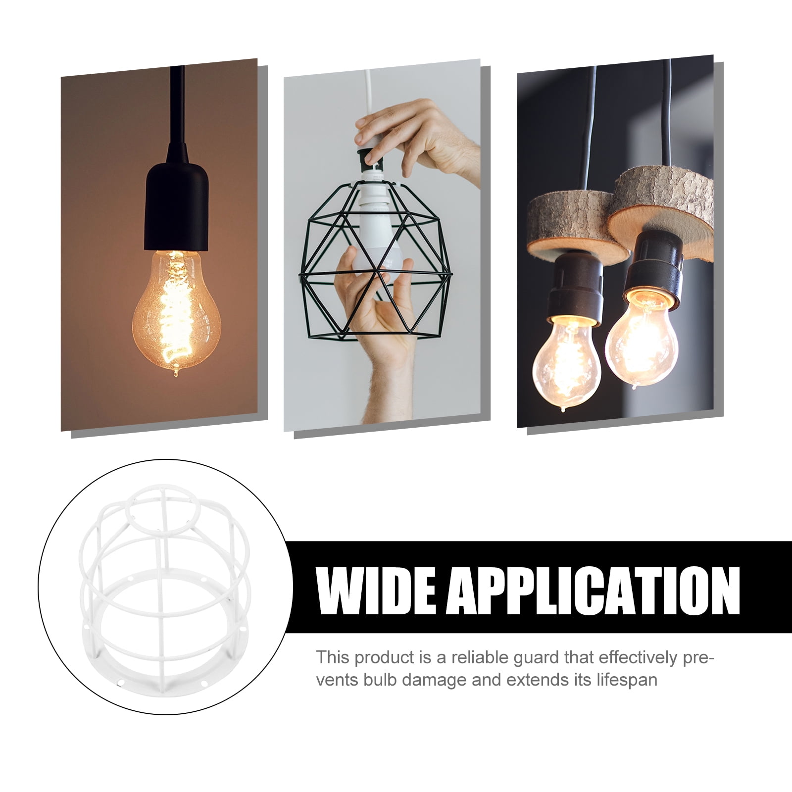 Industrial Bulb Protector Bulb Guard Stainless Steel Lamp Cage