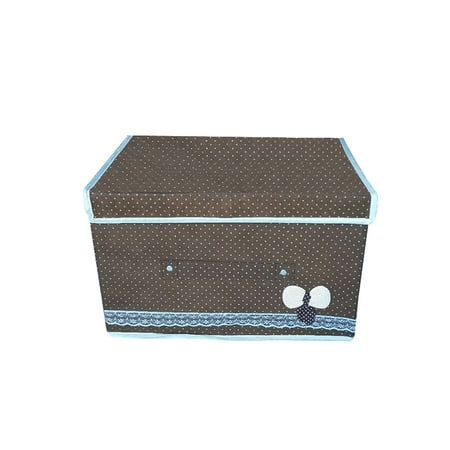 

CALIDAKA Foldable Storage Box Lace Polka Dot Toy Socks Bowknot Bra Non Woven Fabrics Home