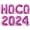 Pink, variant on Letter Balloons - HOCO 2024 16" Inch Alphabet Letters Foil Mylar Balloon Homecoming Party Banner (White)