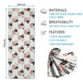 thumbnail image 2 of White Cow Head Pattern Hot Yoga Mat Towel Non Slip for Hot Yoga - Quick-Drying Yoga Mat Cover with 4 Corner Pockets with Travel Bag - Hot Yoga Towel Non Slip 74"x26", 2 of 6