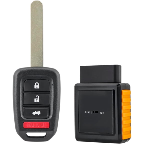 Easy to Use Key Fob Remote Replacement Fits for 2013 2014 2015 Honda Accord 2014 2015 Honda Civic Sedan Keyless Entry Remote MLBHLIK6-1T