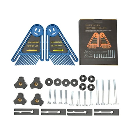 

Double Boards Loc Board Set Featherboard Table Saw Push Block for Table Saws/Band Saws/Router Tables/Fences Tools 8.25 * 6.48 * 1.38inch Yellow