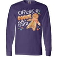 thumbnail image 3 of Inktastic Official Cookie Tester Cute Gingerbread Long Sleeve T-Shirt, 3 of 5