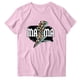 thumbnail image 2 of Fiudx Ofertas Flash Artículos En Oferta Blusa de Manga Corta con Estampado de Moda para Mujer, Divertida Camiseta con Cuello Redondo, 2 of 3