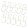 thumbnail image 4 of Shisuyan 10 Pcs Crochets de Rail de Rideau Petits Crochets de Rideau Crochets de Draperie pour Plafond Draperie Rideau, 4 of 9