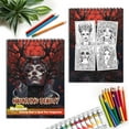 thumbnail image 4 of LBKHOUSE Cozy Christmas Coloring Book Spiral Bound for Adults, Premium Cover, 4 of 6