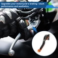thumbnail image 3 of Palancas de freno y embrague cortas y largas para Kawasaki NINJA650R 2009-2016, palanca de freno ajustable de motocicleta, aleación de aluminio, mango negro con extremo naranja, 3 of 6