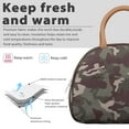 thumbnail image 3 of Camo Lunch Bag for Women – Tactical Army Camouflage Design, Insulated & Leakproof Military-Style Tote for Outdoor, Work, or Hunting, 3 of 6