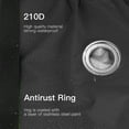 thumbnail image 4 of Bicycle cover for 2 bicycles waterproof 210D Breathable outdoor bicycle protective cover with lock eyelets protection, for mountain bikes and racing bikes, 4 of 7