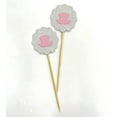 thumbnail image 2 of Darling Souvenir, Glitter Hat shape Cupcake Toppers, Wedding - Baby Shower Party Dessert Decorations - Pack Of 20, 2 of 3