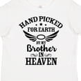 thumbnail image 4 of Inktastic Handpicked for Earth by My Brother in Heaven Angel Wings Boys or Girls Toddler T-Shirt, 4 of 5