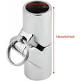 thumbnail image 5 of ABCISI 316 Stainless Steel Marine Grade Boat Railing Pipe Connector, Folding Swivel Coupling Tube Pipe Connector Boat Hardware Fitting for (25mm) 1inch, 5 of 7