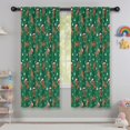thumbnail image 5 of Blackout Kids Curtains,Green Christmas Gingerbread Man Pattern Childrens Insulated Curtains Set Of 2,Bedroom Essentials,Toddler Room Decor 42"x63", 5 of 5