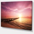 thumbnail image 2 of Long Boardwalk into Sunset Sea, 2 of 3